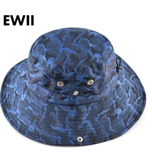Visor bob summer cap women camouflage bucket hat men army wide brim caps men breathable fishing sun hats for men bone feminino