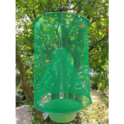 1 pcs Hanging Flies Catcher Folding Fly Trap Flies Mosquito Fly trap Cage Catcher Fly Killer Garden Yard Supplies