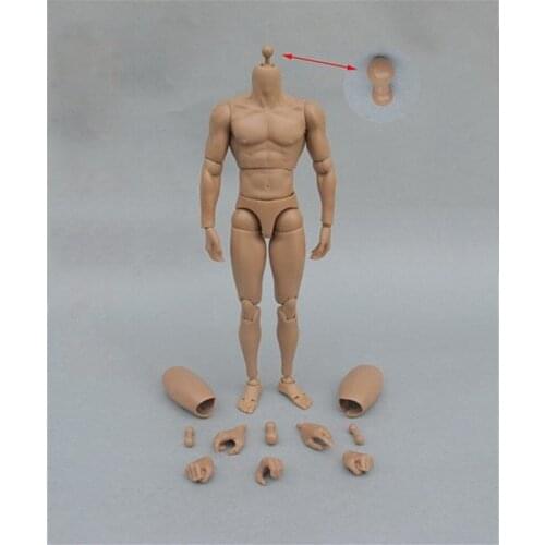 Big Sales 1/6th Man Male Muscle Body Figures TTM19 Can Suit HT SS Head Body Accessories