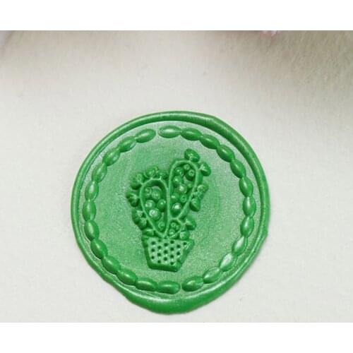 Cactus Wax Seal Stamp, Plant Sealing Wax Seal/ gift Wax Stamp Seal , invitation seal,stamp decoration ,envelops stamp