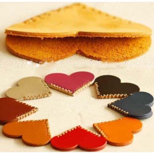 Leather craft template cutter heart bookmark corner knife mould leather hole punches tool set deri el aletleri
