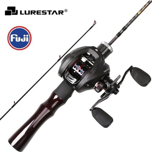 LURESTAR EX-UL 1.65m 1.68m Lure Rod 2 pcs FUJI Guide Stream Fishing Rod Lure WT 0.8-6g Spinning Casting Rods Trout Fishing Rod