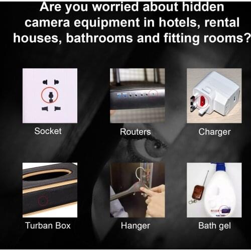 S100 Hotel Anti-sneak Anti-eavesdropping and Anti Camera Detector GPS GMS Finder Tracker Scanner Infrared Detector 2021 New