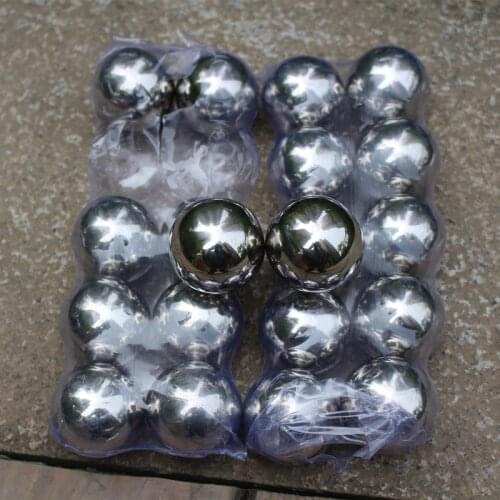 Silver Dia 58mm 5.8cm 201 stainless steel hollow ball seamless mirror ball family courtyard interior decoration decoration