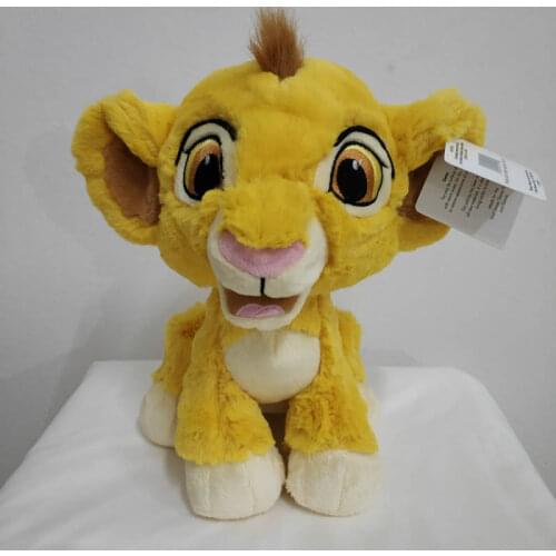 Sitting 23cm 9'' Original Cartoon Simba The Lion King plush toy,Young Sinba baby Lion Soft Doll for boy gift
