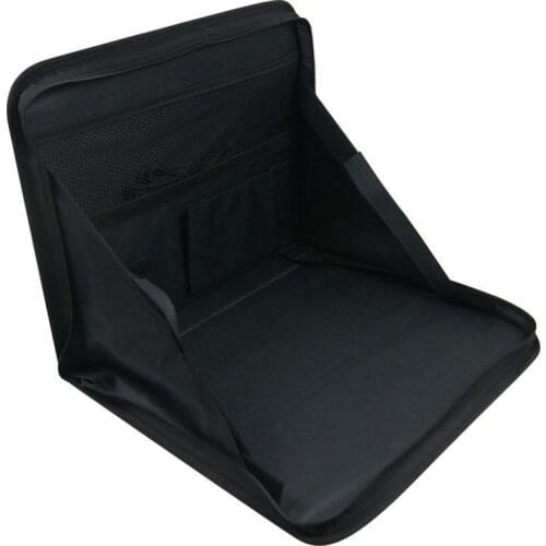 Car Rear Seat Table Laptop Stand Food Table Tray Storage Bag Portable Car Computer Desk Stand Foldable Laptop Table