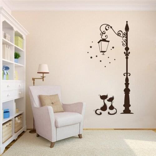 Cat Lover Waterproof Wall Sticker Living Room Decoration Art Decal Removable Vinyl Window Glass Mural M0024
