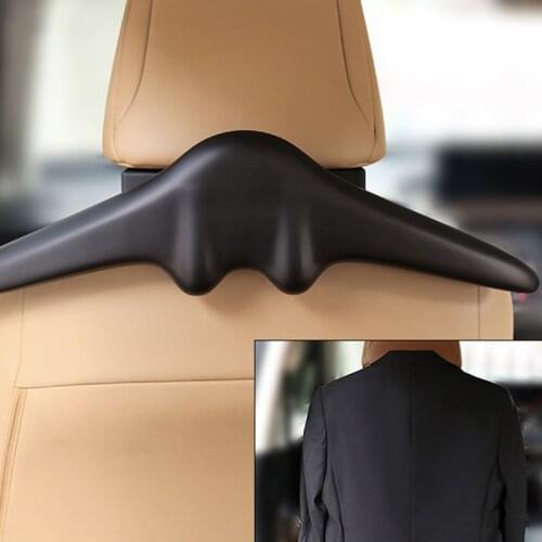 Top Quality Car Coat Hangers PU Leather Hangers For Suit Coat Jacket Back Seat Headrest Clothes Hanger Hanging Hook
