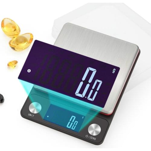 High Precision Kitchen Scale 0.1g Multi-function Baking Electronic Scale Digital Kitchen Stainless Steel Scale Cooking Tools