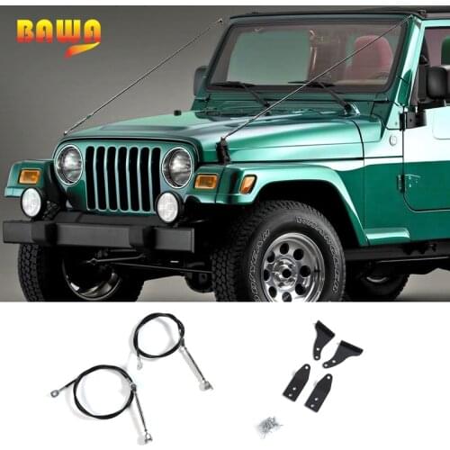 BAWA Protective Frames for Jeep Wrangler TJ 1997-2006 Removing Barriers Rope Accessories for Jeep Wrangler tj