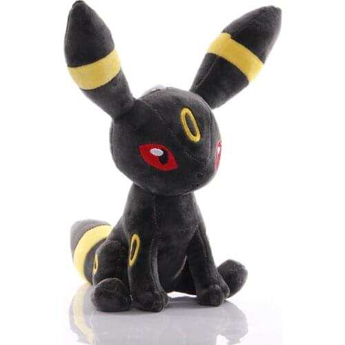 1pcs 25cm 1pcs Umbreon Plush Toys Dolls kawaii Umbreon Pendant Clip Soft Stuffed Plush Doll Peluches Gifts for Children Kids