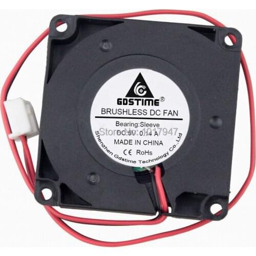 1 Pieces Gdstime DC 5V 40x40x10mm Computer Blower Fan 40mm x 10mm 4cm Turbo Blower Fan 2Pin XH2.54