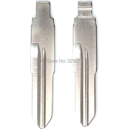 10pcs/lot Metal Blank Uncut Flip KD Remote Key Blade Type #103 for Old MG TF3 NO.103