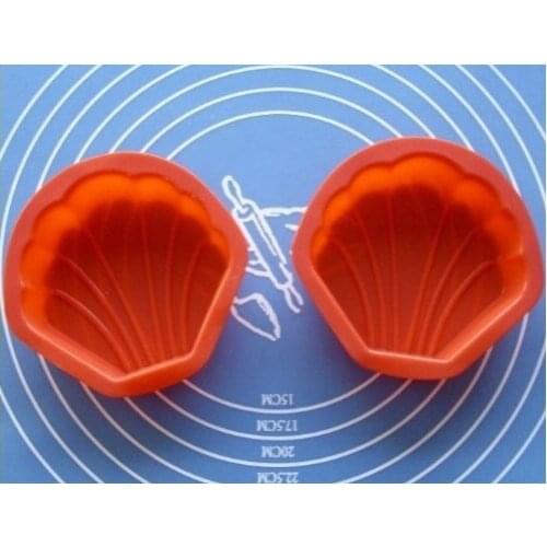 Silicone Shell Baking Cake Mould Egg Tart Mold 2PCS