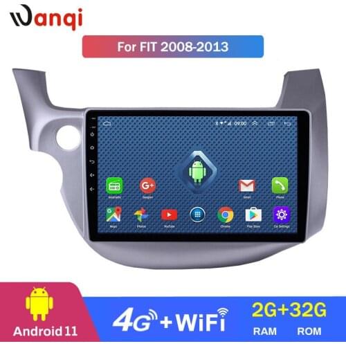 4G Lte All Netcom 10.1 Inch Full Touch Screen Android 8.0 GPS Navigation For Honda FIT JAZZ 2008-2013 Stereo System