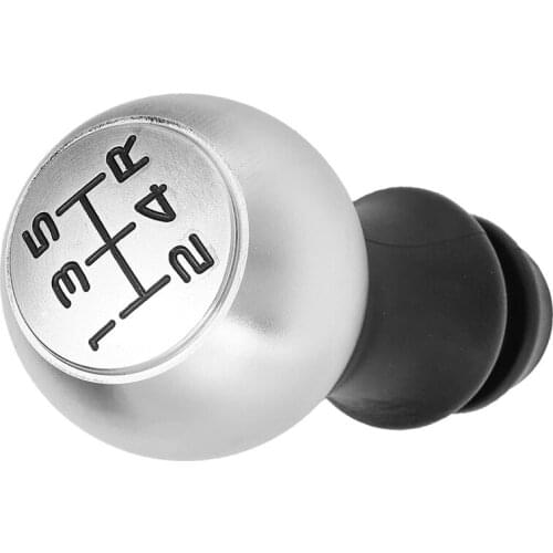 5 Speed Matte VTS Aluminum Alloy Sports Gear Shift Head Gear Shift Head For Peugeot 106 1007 206 107 306 307 308 2008 301 3008