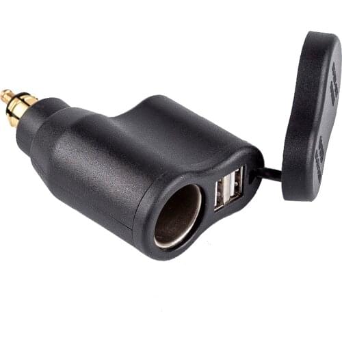 3.3A Motorcycle Power Adapter Dual USB Charger Cigarette lighter Waterproof for BMW Hella DIN Motor Socket Cigarette Lighter