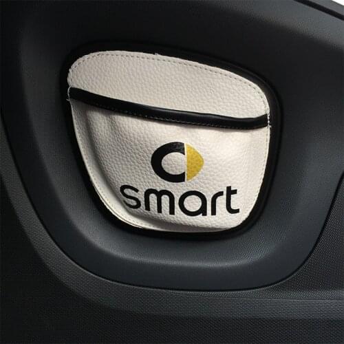 Car Mobile Phone Holder For Smart Fortwo Forfour 453 451 450 Crossblade Cabrio City-Coupe Roadster Forjeremy Car Storage Bag