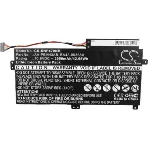 Cameron sino 3950mah battery for SAMSUNG 5 Series 510R NP470 NP470R5E AA-PBVN3AB BA43-00358A Notebook, Laptop Battery