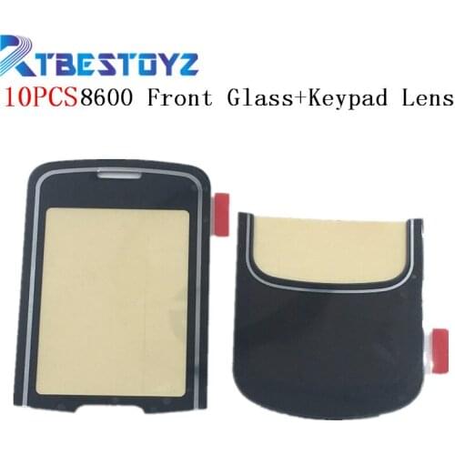 RTBESTOYZ 10PCS/Lot Black Lens For Nokia 8600 LCD Screen Glass lens and Keypad Lens With Double Side Sticker