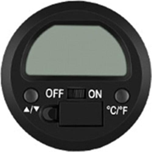 Digital Hygrometer, Small Round Cigar Humidor Humidity Gauge, is Also Suitable for Guitar Cases, Pet Incubators Box