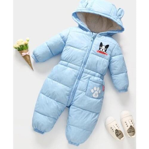 Baby boy girl Clothes New born Winter Hooded Rompers Thick Lamb cashmere Outfit Newborn Jumpsuit toddler autumn romper outwear