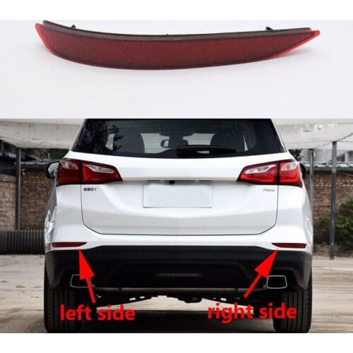 For Chevrolet Equinox 2018 2019 Auto Rear Bumper Reflector Lamp Rear Tail Brake Light