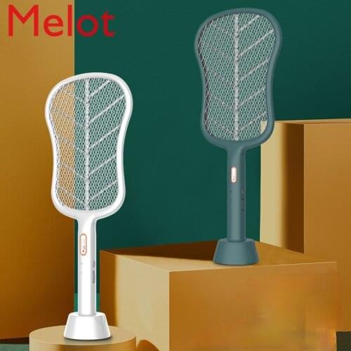 Electric Mosquito Swatter USB Rechargeable Powerful Household Multi-Functional Two-in-One Mosquito Killing Lamp Swatch Durable