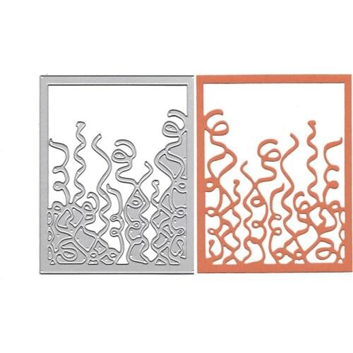 Seaweed Decor Cutting Die Scrapbook Paper Craft Knife Mould Blade Punch Stencils Troqueles Cut Die Mold Clear Stamps And Dies