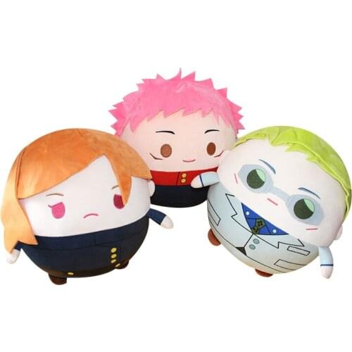 Jujutsu Kaisen Plush Pillow Takerlama Jujutsu Kaisen Gojo Satoru Plush Doll Yuji Itadori Fuwa Mascot Anime Pendant Child Gift