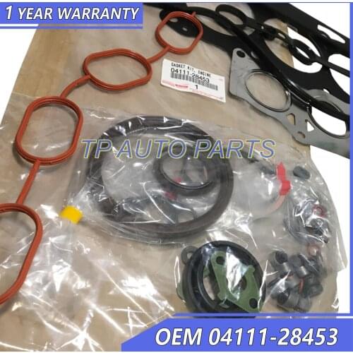 Engine Overhaul Gasket Kit OEM 04111-28453 0411128453 Compatible With Toyota