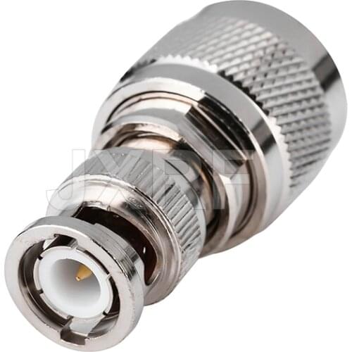 JXRF Connector BNC Male Plug To N Type Male Plug RF Coaxial Adapter