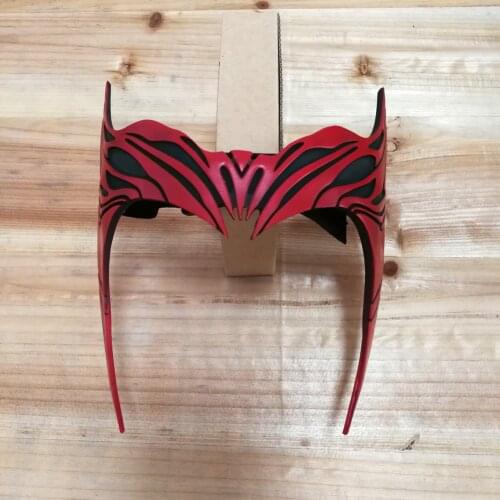Wandavision Scarlet Witch Wanda Crown Cosplay Mask Costume Headpiece Tiara Halloween Gift