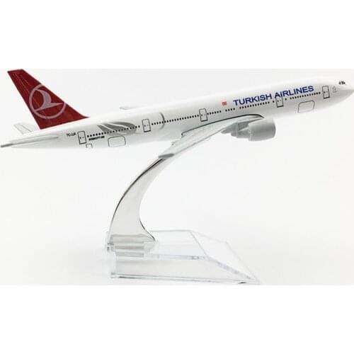 Turkish Airlines Boeing 777 Airplane model Turkey 16CM B777 Plane model Alloy Metal Diecast Aircraft model Toy plane gift