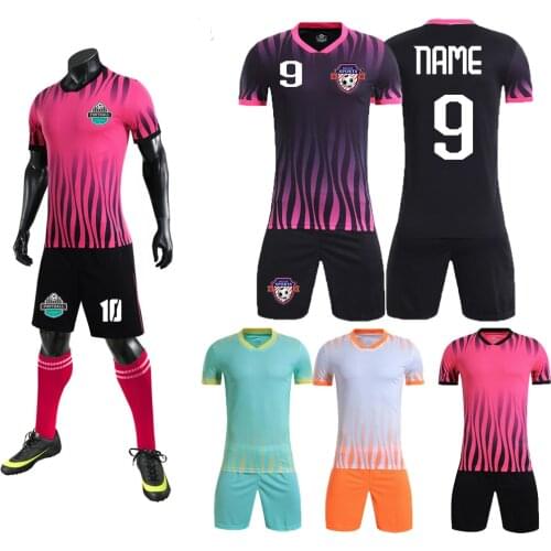 2020 men Soccer Jerseys kit,Kids football uniforms shirt Sets,DIY Men Futbol soccer Training suit Football Kits Uniforms YL9202