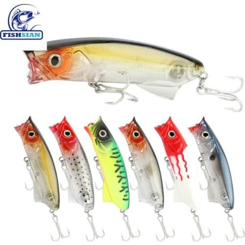 Popper Fishing Lure Topwater Lure Weights 11.5g Bait Trolling Lures Articulos De Pesca Isca Artificial Wobbler Fake Fish Carp