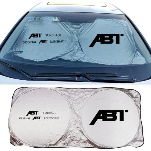 Car Sun Shade Protector Auto Front Window Sunshade Covers For Volkswagen ABT Golf 6 7 Tiguan audi Auto Windowshade Accessories