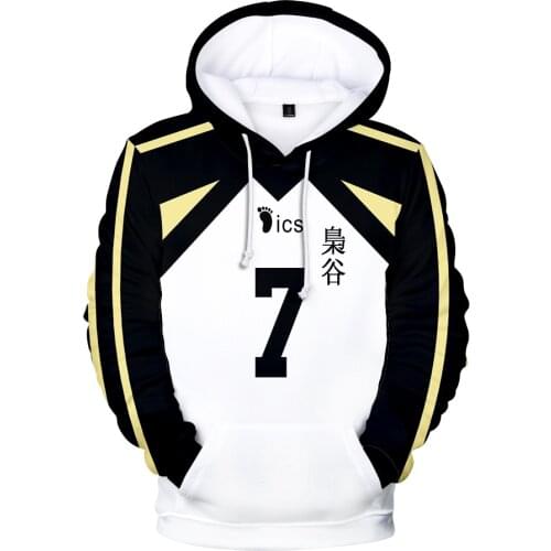 Hoodies Sweatshirt Anime Haikyuu Fukurodani Academy Uniform Bokuto Koutarou Haikyu Jersey Hoodies Cosplay Costume