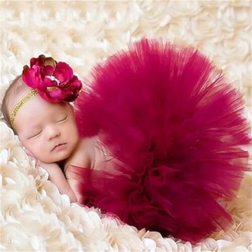 Newborn Photography Props Baby Tutu Skirts Ballerina Toddler Girls Party Children Skirts Infant Girls Birthday Party Clothes