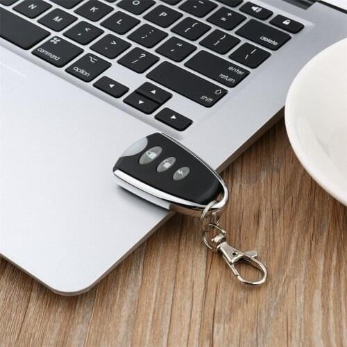 Wireless 3 Buttons RF Remote Control Car Key 433.92 MHz Electric Gate Garage Door Security Keychain Controller LXF-106B