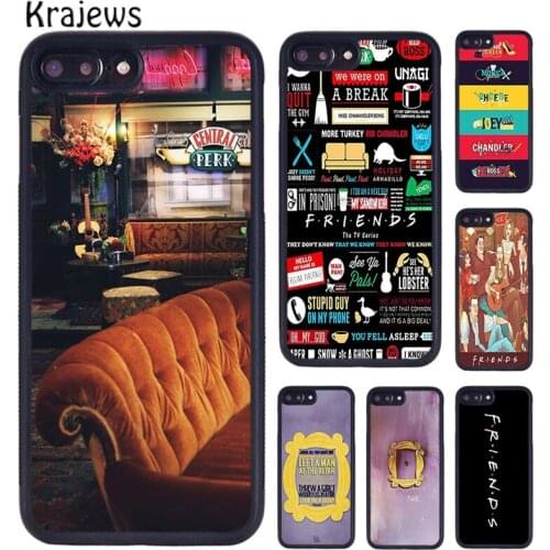 Krajews Central Perk NYC Friends TV Show phone Case For iPhone 5S 6S 7 8 Plus 11 12 Pro X XR XS Max Samsung Galaxy S7 S8 S9 S10