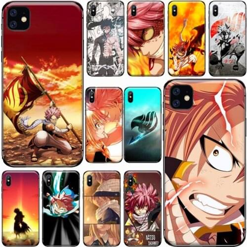 Fairy tail anime manga Phone Case for iPhone 11 12 pro XS MAX 8 7 6 6S Plus X 5S SE 2020 XR Luxury brand shell funda coque