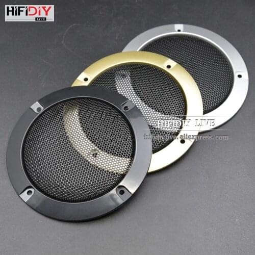 HIFIDIY LIVE 4.5'' 4 inch speakers Plastic Frame Metal iron wire grilles Speaker Net Cover High-grade Car home mesh enclosure