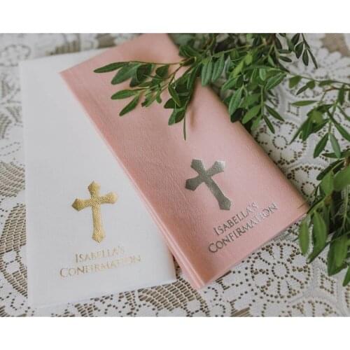 Customized any language name color Rustic Paper napkins Personalized Wedding birthday party Baby shower napkins