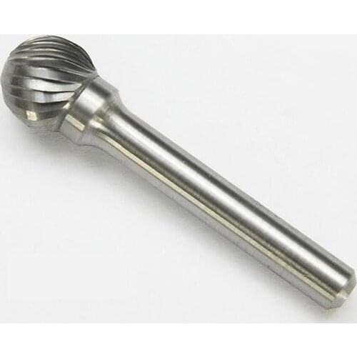 JLI 1 Pcs Carbide Rotary Burrs With 6mm Shank Abrasive Tools Grinding Head Tungsten Alloy Steel Rotary File D1614M06