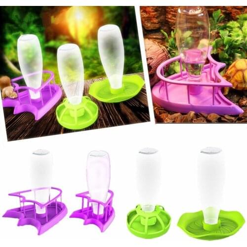 HOT SALES!!! Pets Lizard Turtle Water Feeder Dispenser Automatic Drinking Fountain Food Bowl