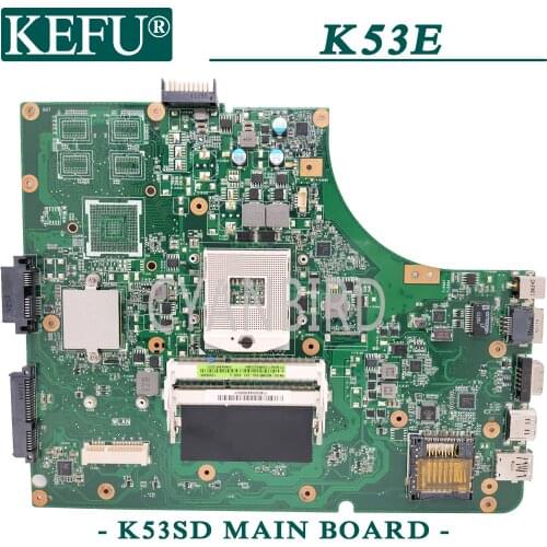 KEFU K53SD original mainboard for ASUS K53E A53E X53S P53S K53 P53 (version/REV send it randomly) Laptop motherboard