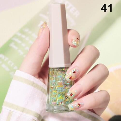 Mini Paint Pot Nail Polish and Effects with a Blend of Glitter Blue Sequins for Women Glitter Nail Art Sequins MH88