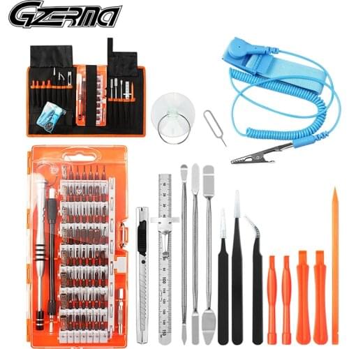 Professional Mobile Phone Repair Tool Sets 75 in 1 Magnetic Screwdriver Set With 56 Bits For iPhone Laptop Tablet Phones Repair