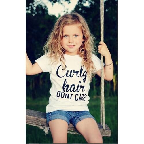 Brand New Baby Girls Clothes Summer Short Sleeve Cotton Kids T-Shirt Casual Child Clothing TShirt Top Blusa 2-6Y